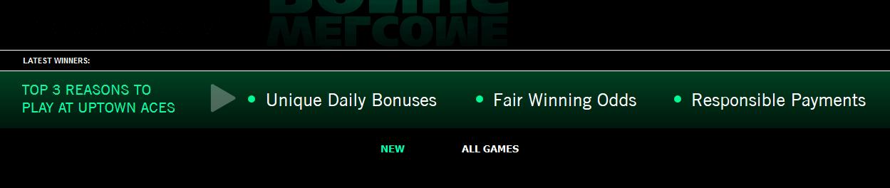 Uptown Aces Casino Bonus Codes 2